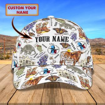 Custom Classic Cap - Personalized Texas Animal Name Dtg - Thegiftio UK