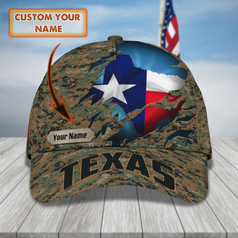 Custom Classic Cap - Personalized Texas Vn - Thegiftio UK