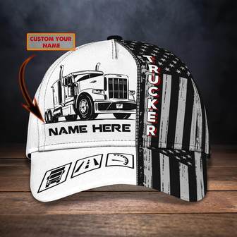 Custom Classic Cap - Personalized Trucker Hat - Thegiftio UK