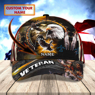 Custom Classic Cap - Personalized Veteran Cap - Thegiftio