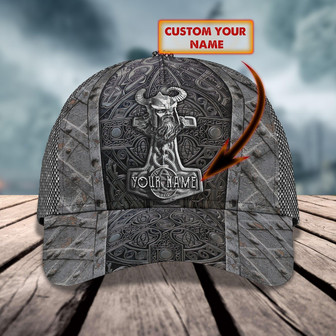 Custom Classic Cap - Personalized Viking Cap - Thegiftio UK