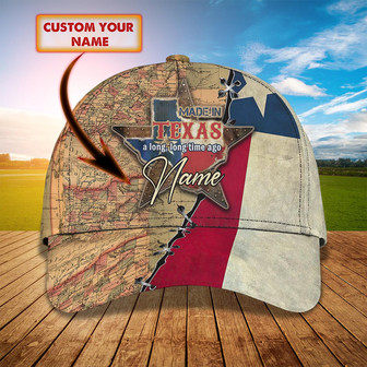 Custom Classic Personalized Texas Cap - Thegiftio UK