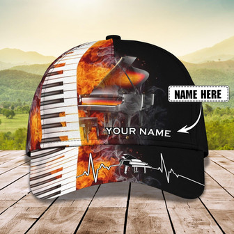 Custom Classic Piano Cap - Personalized Name - Perfect Gift - Thegiftio UK