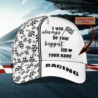 Custom Classic Racing Cap - Personalized Name - Thegiftio UK