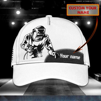 Custom Classic Welding Cap - Personalized Name Cap - Thegiftio UK