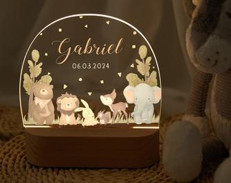 Baby Easter Gifts personalized baby night light easter gift animal lamp baby gift birth - Monsterry CA