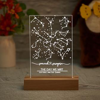 Personalized Constellation Star Map Night Light-Personalized Anniversary Gift-Gift for Him - Monsterry UK