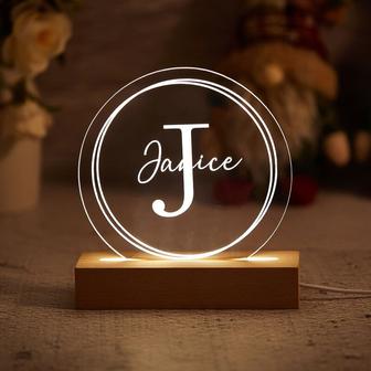 Personalized Letter Name Night Light Night Light for Kids Mother's day gift Gift for mom - Monsterry CA