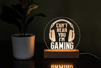 Gaming Custom Name Night Light Gamer Light Boys Room Light Girls Room Light Personalized Bedroom Led Light - Monsterry