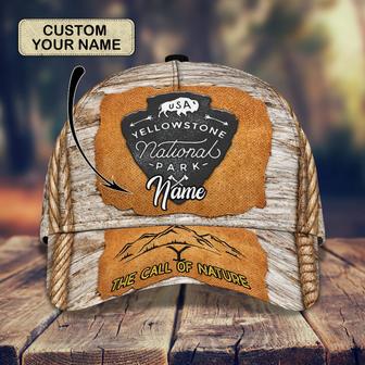 Custom Yellowstone National Park Classic Cap The Call Of Nature - Personalized Gift - Thegiftio UK