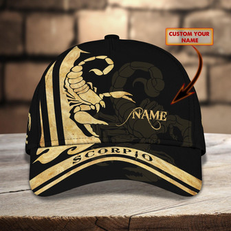 Personalized Custom Classic Cap - Scorpio - Thegiftio UK