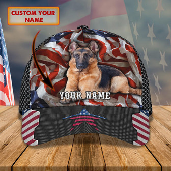 Personalized German Shepherd Classic Cap - Customizable Gift - Thegiftio UK