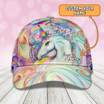 Personalized Unicorn Name Cap - Thegiftio