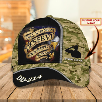 Personalized U.S. Veteran Classic Cap For Customized Gift for Veteran - Thegiftio