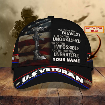 Classic Personalized Veteran Cap Memorial Gift - Thegiftio