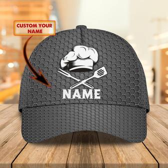 Custom Chef Cap - Personalized Name Classic Hat - Thegiftio UK