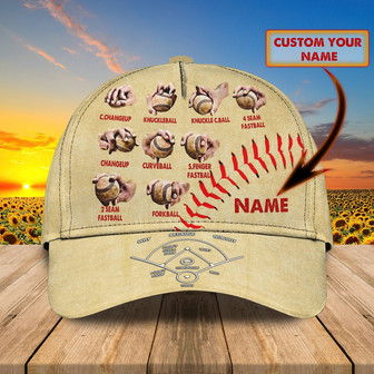 Custom Classic Baseball Cap: Personalized Pitching Grips - Thegiftio