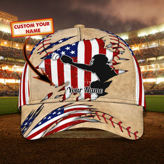 Custom Classic Baseball Catcher Cap - Personalized Name Option - Thegiftio