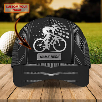 Custom Classic Bicycle Cap - Personalized Name Cap - Thegiftio