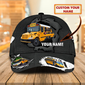 Custom Classic Cap For Bus Drivers - Personalized Name - Thegiftio UK