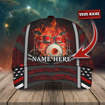 Custom Classic Cap For Drummers - Personalized Gift Option - Thegiftio UK