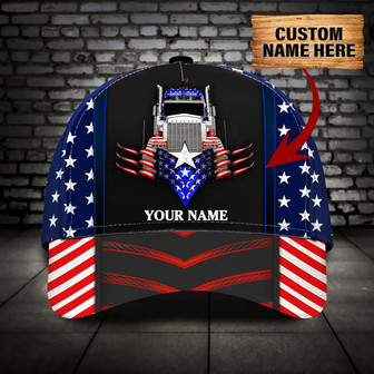 Custom Classic Cap - Personalized American Trucker Cap - Thegiftio UK