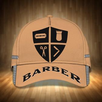 Custom Classic Cap - Personalized Barber Shop Hat - Thegiftio UK