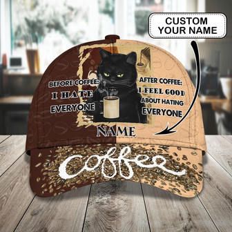 Custom Classic Cap: Personalized Before Coffee Design - Thegiftio