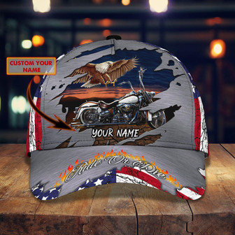 Custom Classic Cap - Personalized Biker Hat - Thegiftio UK