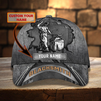Custom Classic Cap - Personalized Blacksmith - Thegiftio UK