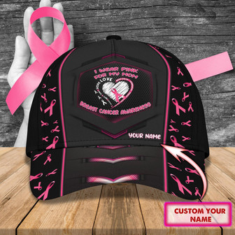 Custom Classic Cap - Personalized Breast Cancer Awareness - Thegiftio UK