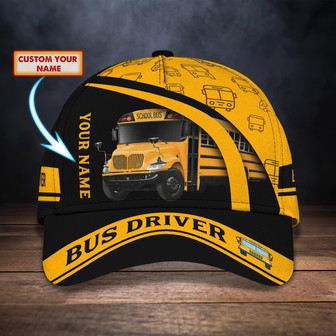 Custom Classic Cap - Personalized Bus Driver Cap - Thegiftio UK