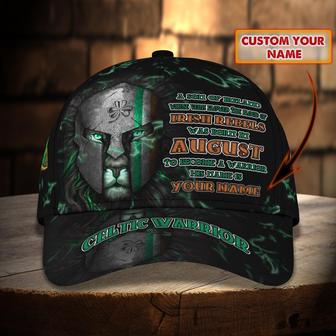 Custom Classic Cap - Personalized Celtic Warrior Name Cap - Thegiftio UK