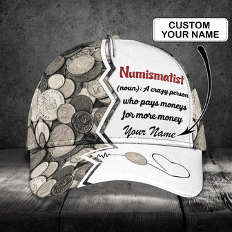 Custom Classic Cap - Personalized Coin Collecting Gift - Thegiftio UK