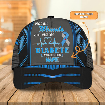 Custom Classic Cap - Personalized Diabetes Awareness Gift - Thegiftio UK