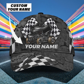 Custom Classic Cap - Personalized Dirt Racing Gift - Thegiftio UK