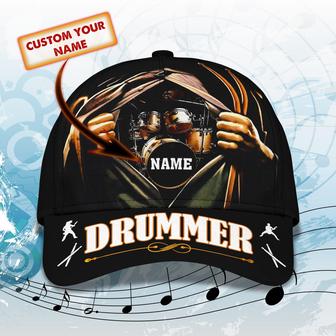 Custom Classic Cap - Personalized Drummer Gift - Thegiftio UK