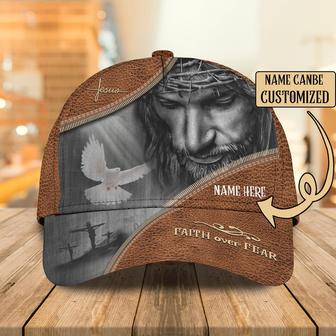 Custom Classic Cap - Personalized Faith Over Fear Cap - Thegiftio UK