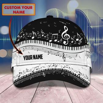 Custom Classic Cap - Personalized Gift For Piano Enthusiasts - Thegiftio UK