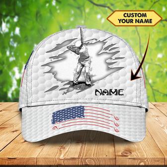 Custom Classic Cap - Personalized Golf Name Cap - Thegiftio UK