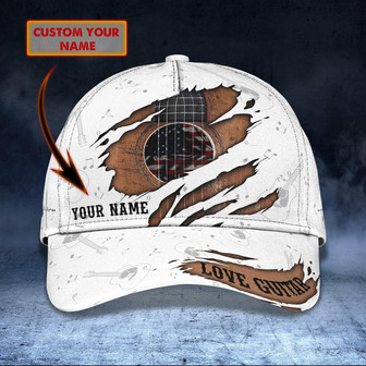 Custom Classic Cap - Personalized Guitar Hat - Thegiftio