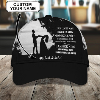Custom Classic Cap - Personalized Hat For Men - June Dta - Thegiftio UK