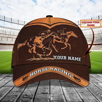 Custom Classic Cap - Personalized Horse Racing Name Gift - Thegiftio UK