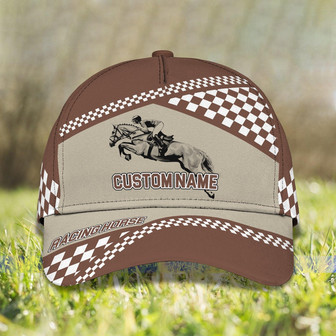 Custom Classic Cap - Personalized Horse Riding Cap - Thegiftio