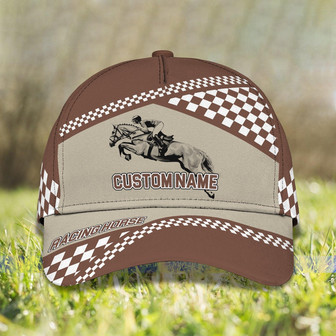 Custom Classic Cap - Personalized Horse Riding Cap - Thegiftio UK