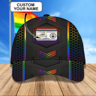 Custom Classic Cap - Personalized Lgbt Name Cap - Thegiftio UK