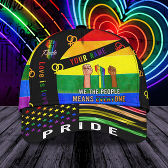 Custom Classic Cap - Personalized Lgbt Pride Hat - Thegiftio