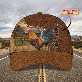 Custom Classic Cap - Personalized Name - Black Hat - Gift For Him Or Her - Thegiftio