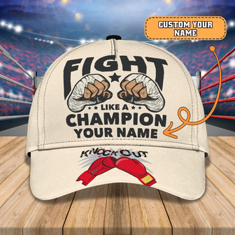 Custom Classic Cap - Personalized Name - Boxing Gift - Thegiftio UK