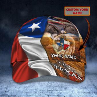 Custom Classic Cap - Personalized Name Cap - Ideal Gift For Texans - Thegiftio UK